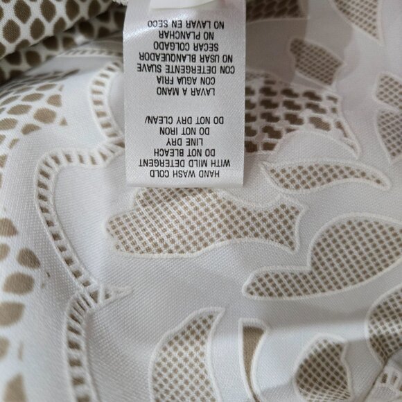 NWOT Sandra Darren Floral/Golden accent dress size 4P - Picture 7 of 7